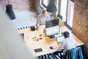 UAE startup accelerator workspace with founders collaborating on AI, fintech, and healthtech projects supported by mentorship and R&D tax incentive
