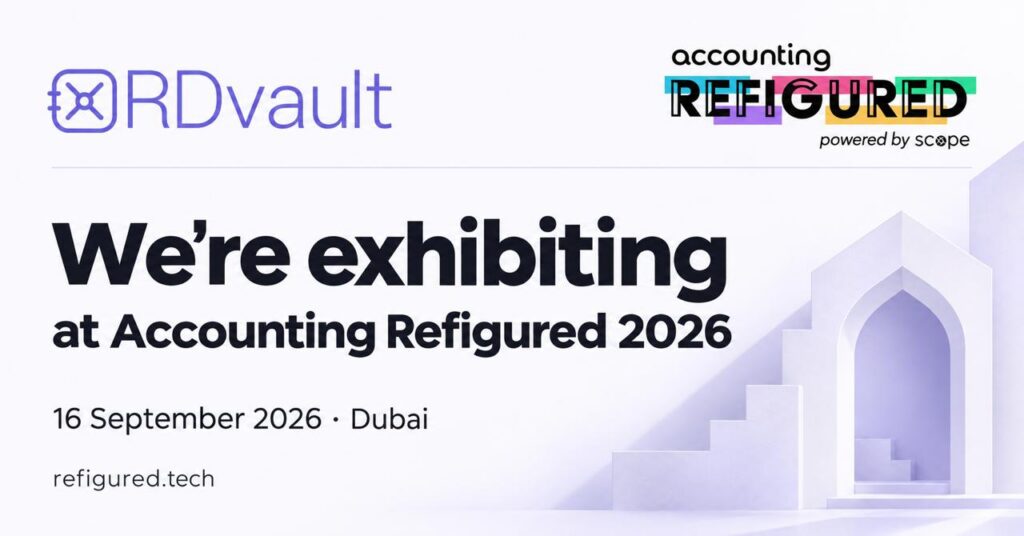 RDvault at Accounting Refigured 2026: What the UAE R&D Tax Credit Means for Advisers